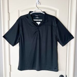 NWT Black Fossa Monterey Polo Shirt